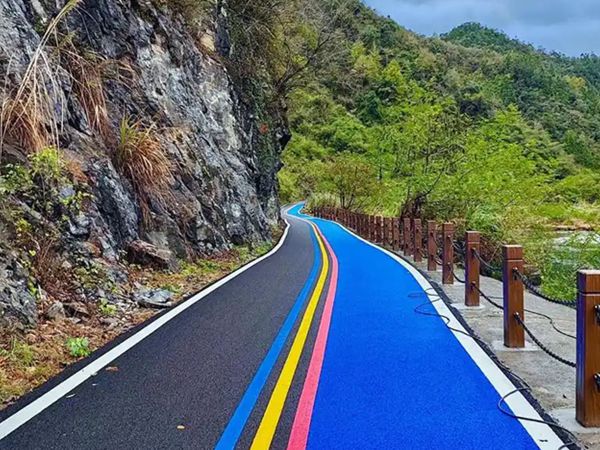 彩色沥青道路施工 彩色沥青道路施工